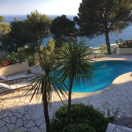 Mont Des Oiseaux-piscine Vue 180° Sur Hyeres